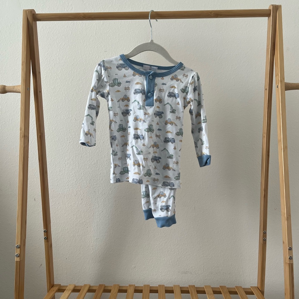 Playful Vehicle Print Kids Pajama Set